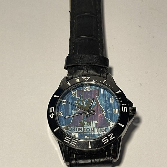 NCAA Other - Alabama Crimson Tide NCAA Custom Leather Band Wrist Watch NEW